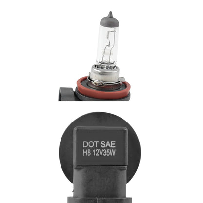 2004-2005 Honda Civic Coupe/Sedan H8 Fog Lights Kit (Chrome Housing/Yellow Lens)