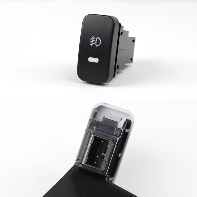 2004-2005 Honda Civic Coupe/Sedan H8 Fog Lights Kit (Chrome Housing/Yellow Lens)