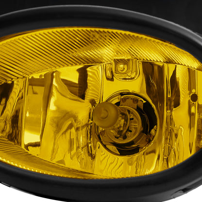 2006-2008 Honda Civic Coupe H11 Fog Lights Kit (Chrome Housing/Yellow Lens)