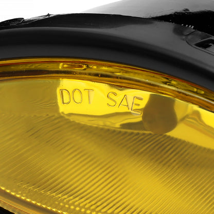 2006-2008 Honda Civic Coupe H11 Fog Lights Kit (Chrome Housing/Yellow Lens)