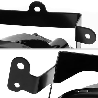 2006-2008 Honda Civic Coupe H11 Fog Lights Kit (Chrome Housing/Yellow Lens)