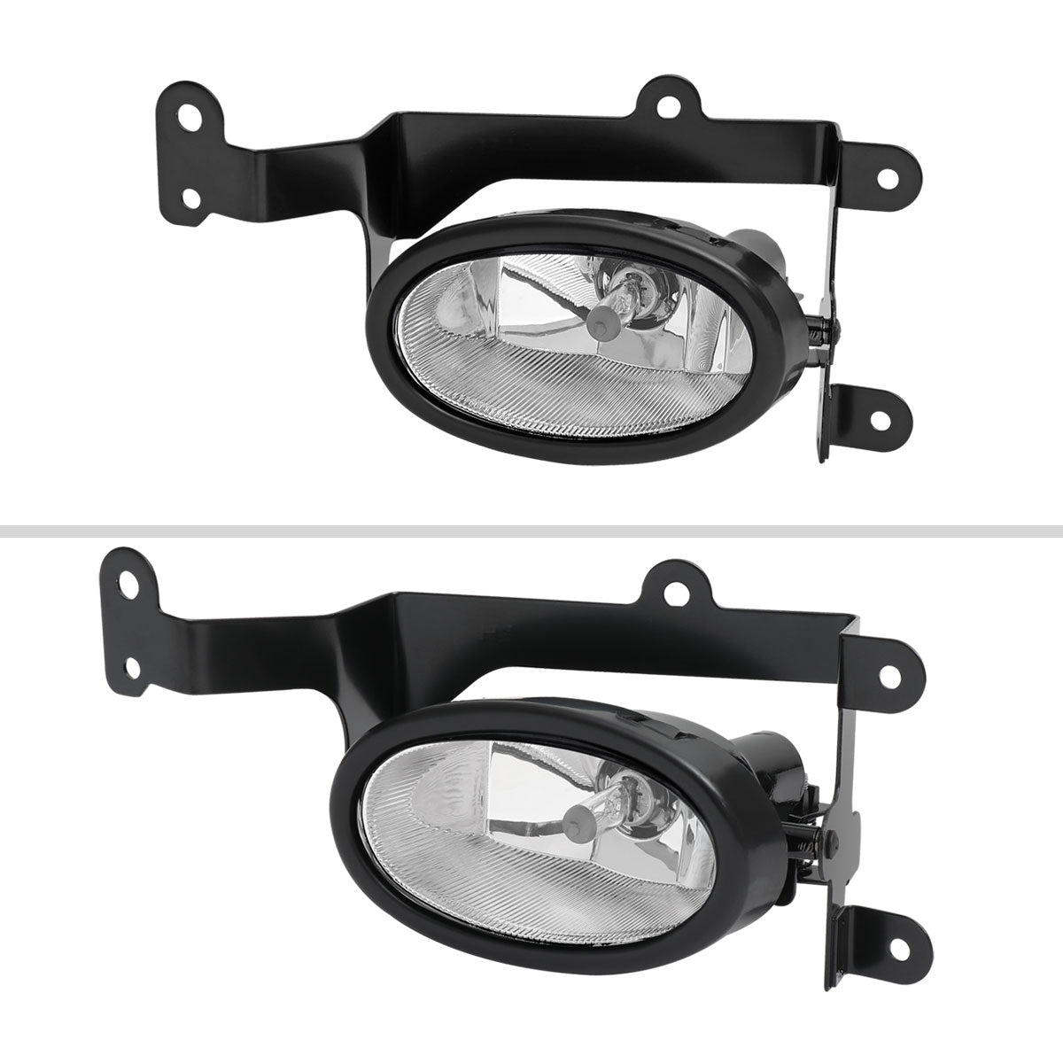 2006-2008 Honda Civic Coupe H11 Fog Lights Kit (Chrome Housing/Clear Lens)