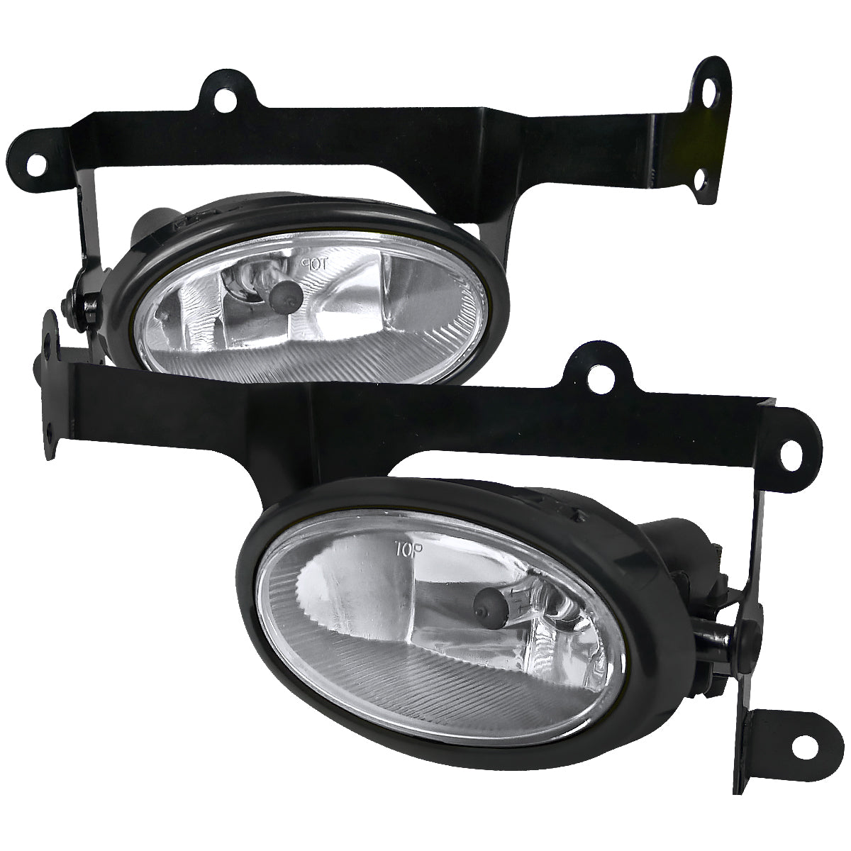 2006-2008 Honda Civic Coupe H11 Fog Lights Kit (Chrome Housing/Clear Lens)