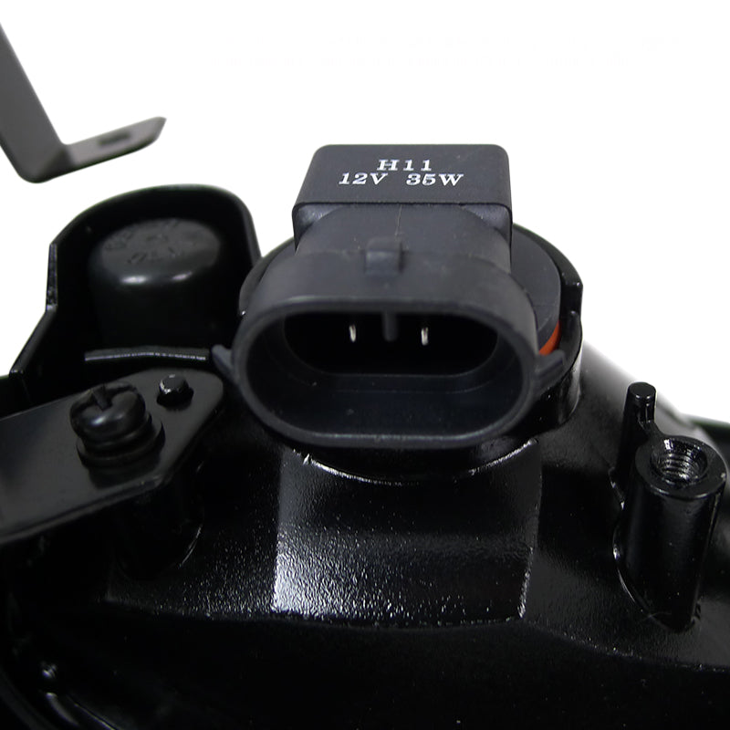 2006-2008 Honda Civic Sedan H11 Fog Lights Kit (Chrome Housing/Yellow Lens)