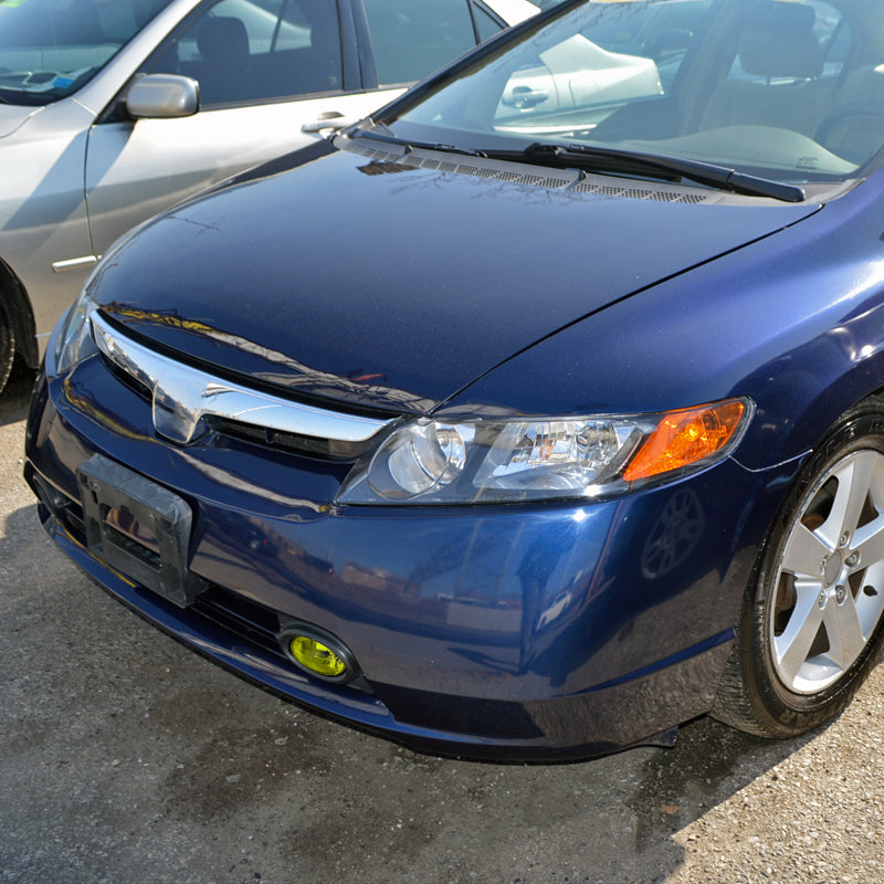 2006-2008 Honda Civic Sedan H11 Fog Lights Kit (Chrome Housing/Yellow Lens)