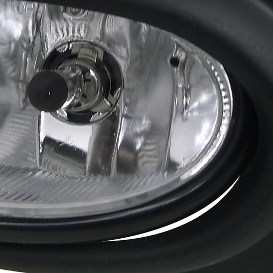 2006-2008 Honda Civic Sedan H11 Fog Lights (Chrome Housing/Clear Lens)