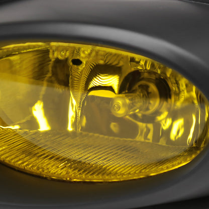 2009-2011 Honda Civic Coupe H11 Fog Lights Kit (Chrome Housing/Yellow Lens)