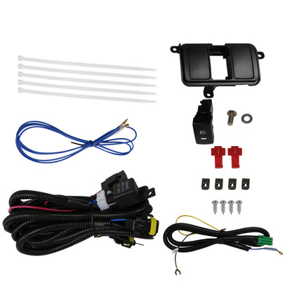 2009-2011 Honda Civic Coupe H11 Fog Lights Kit (Chrome Housing/Yellow Lens)