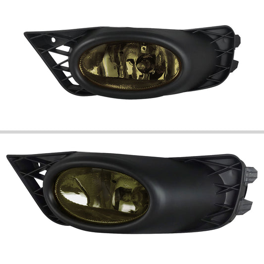 2009-2011 Honda Civic Sedan H11 Fog Lights (Chrome Housing/Smoked Lens)