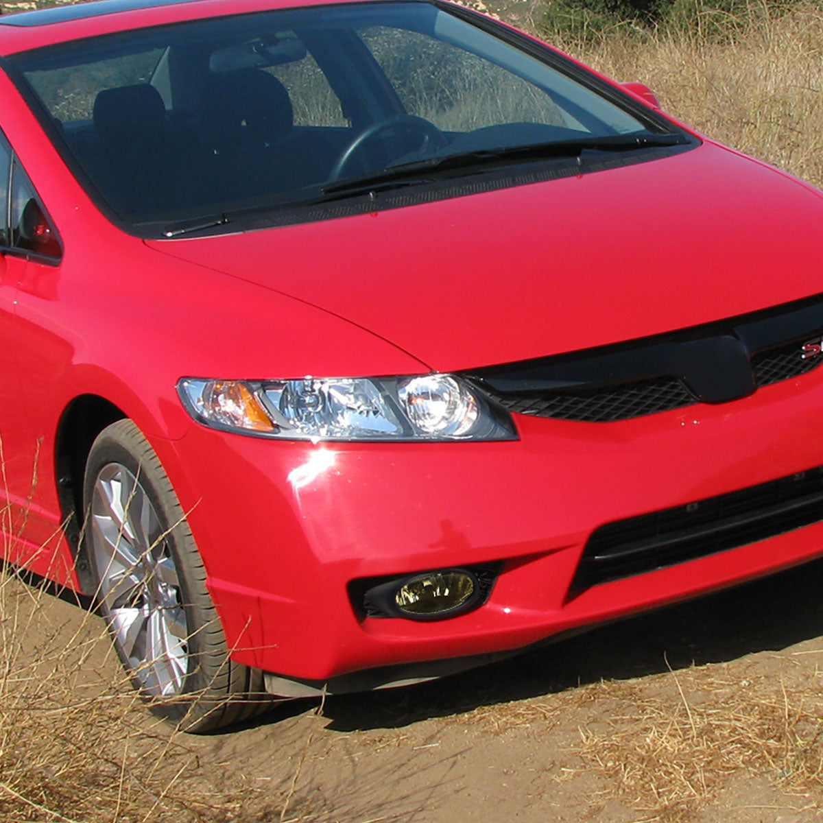 2009-2011 Honda Civic Sedan H11 Fog Lights (Chrome Housing/Smoked Lens)