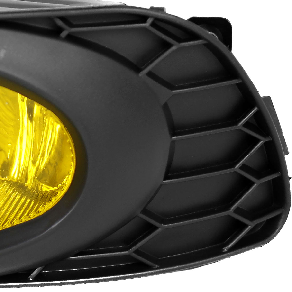 2012 Honda Civic Sedan H11 Fog Lights Kit (Chrome Housing/Yellow Lens)