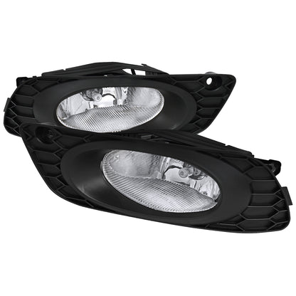 2012 Honda Civic Sedan H11 Fog Lights Kit (Chrome Housing/Clear Lens)