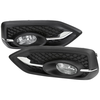 2014-2015 Honda Civic Coupe H11 Fog Lights Kit (Chrome Housing/Clear Lens)