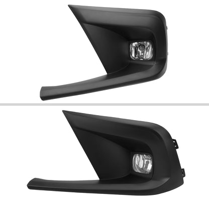 2022-2023 Honda Civic Sedan/Hatchback H8 Bumper Fog Lights Kit (Chrome Housing/Clear Lens)