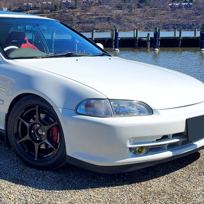 1992-1995 Honda Civic Sedan H3 Fog Lights Kit (Chrome Housing/Yellow Lens)