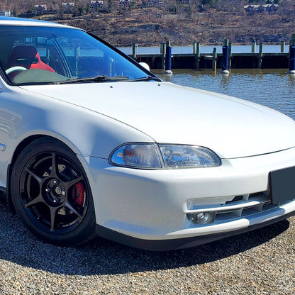 1992-1995 Honda Civic Sedan H3 Fog Lights Kit w/ Switch & Wiring Harness (Chrome Housing/Clear Lens)