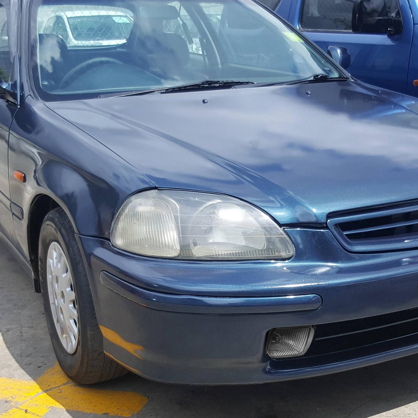 1996-1998 Honda Civic H3 Fog Lights Kit (Chrome Housing/Clear Lens)