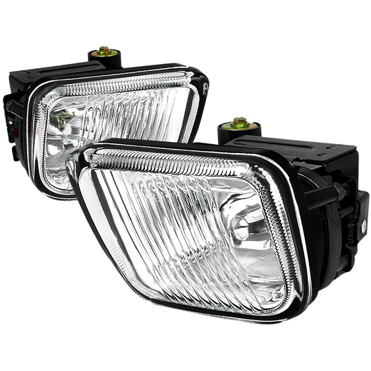 1996-1998 Honda Civic H3 Fog Lights Kit (Chrome Housing/Clear Lens)