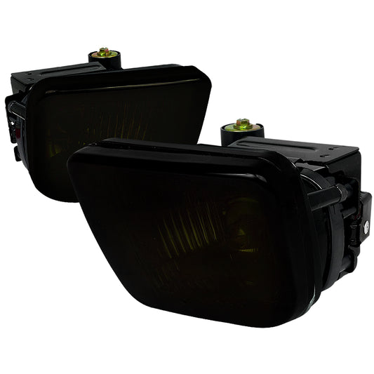 1996-1998 Honda Civic H3 Fog Lights Kit (Chrome Housing/Smoked Lens)