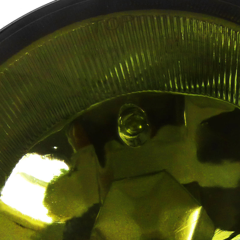 1999-2000 Honda Civic H3 Fog Lights Kit (Chrome Housing/Yellow Lens)