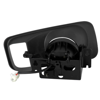 1999-2000 Honda Civic H3 Fog Lights Kit (Chrome Housing/Yellow Lens)