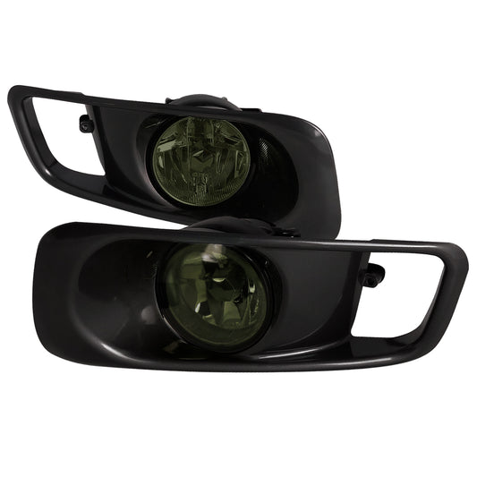 1999-2000 Honda Civic H3 Fog Lights Kit (Chrome Housing/Smoked Lens)
