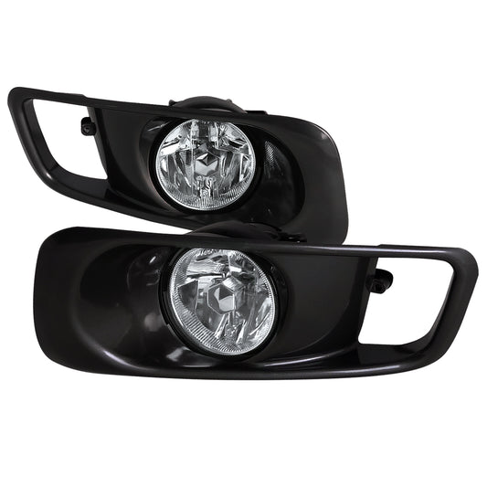 1999-2000 Honda Civic H3 Fog Lights Kit (Chrome Housing/Clear Lens)