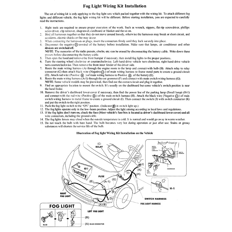 2016-2018 Mazda CX-3 SMD LED Projector Fog Lights Kit (Chrome Housing/Clear Lens)