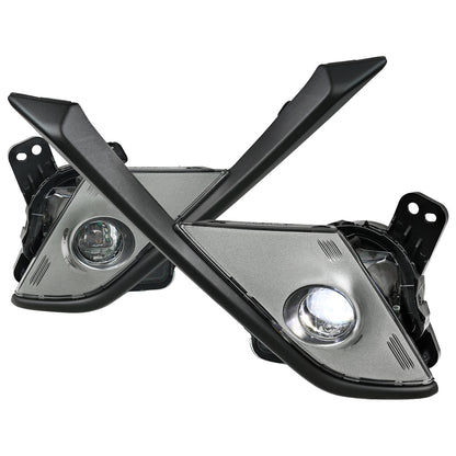 2016-2018 Mazda CX-3 SMD LED Projector Fog Lights Kit (Chrome Housing/Clear Lens)