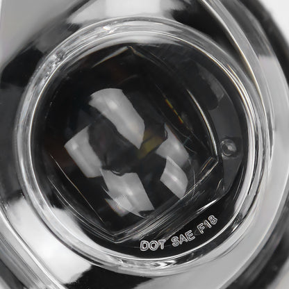 2017-2019 Mazda CX-5 LED Fog Lights Kit (Chrome Housing/Clear Lens)