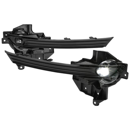 2017-2019 Mazda CX-5 LED Fog Lights Kit (Chrome Housing/Clear Lens)