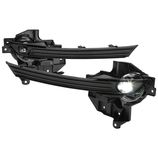 2017-2019 Mazda CX-5 LED Fog Lights Kit (Chrome Housing/Clear Lens)