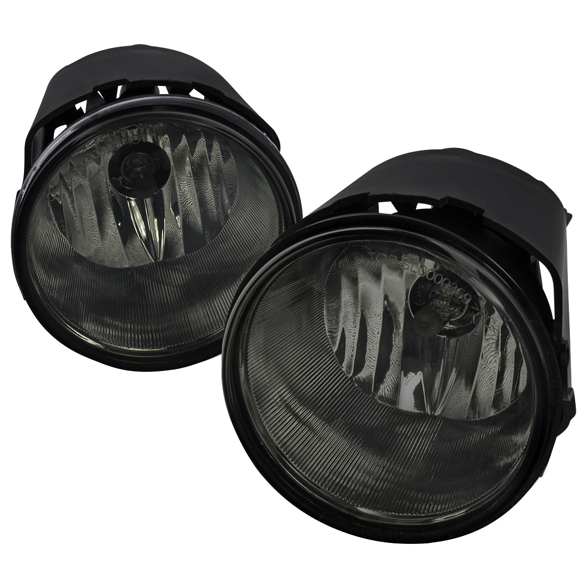 2005-2009 Dodge Dakota Jeep Grand Cherokee H8 Fog Lights Kit (Chrome Housing/Smoked Lens)