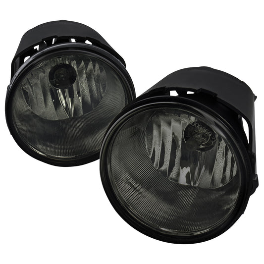 2005-2009 Dodge Dakota Jeep Grand Cherokee H8 Fog Lights Kit (Chrome Housing/Smoked Lens)