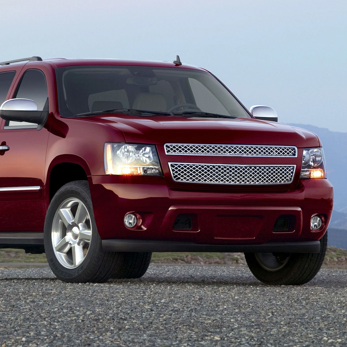 2007-2014 GMC Yukon/Yukon XL Chevrolet Suburban/Tahoe H16 Fog Lights Kit (Chrome Housing/Clear Lens)