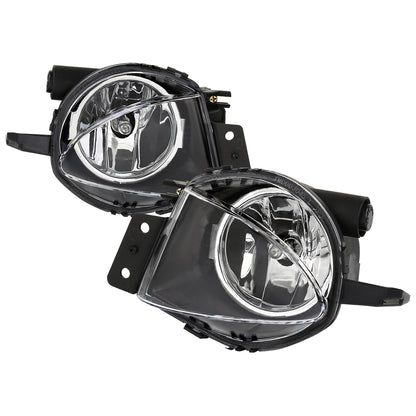 2006 BMW E90 3 Series 325i/330i / 2007-2008 3 Series 328i/335i Fog Lights (Chrome Housing/Clear Lens)