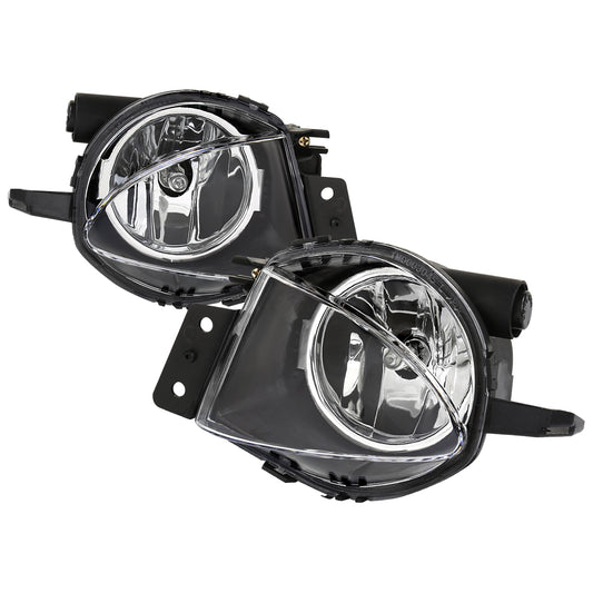 2006 BMW E90 3 Series 325i/330i / 2007-2008 3 Series 328i/335i Fog Lights (Chrome Housing/Clear Lens)