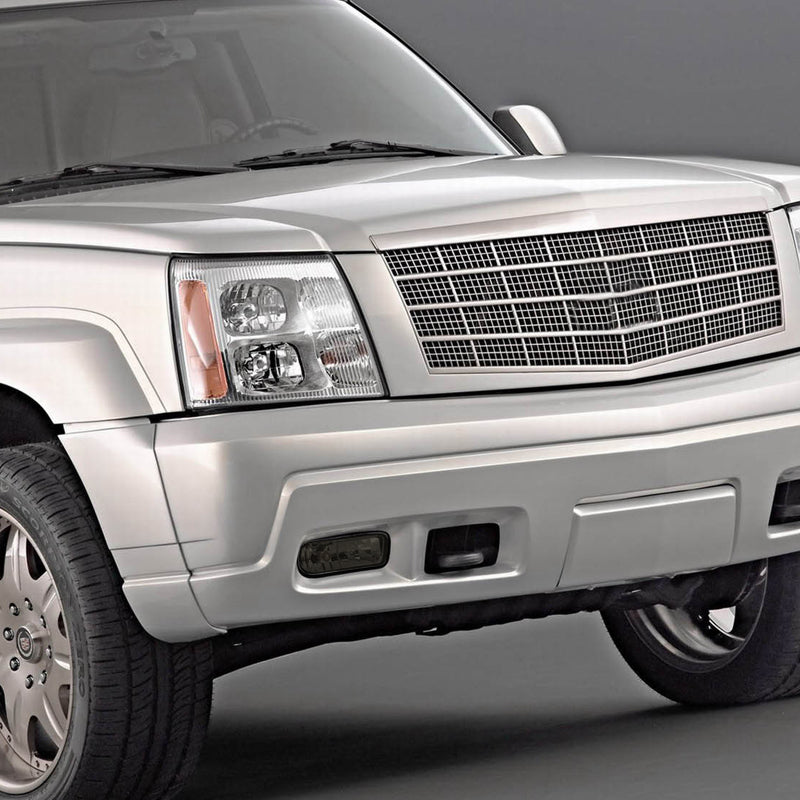 2002-2006 Cadillac Escalade 12V/27W 880 Factory Style Fog Lights (Chrome Housing/Smoked Lens)