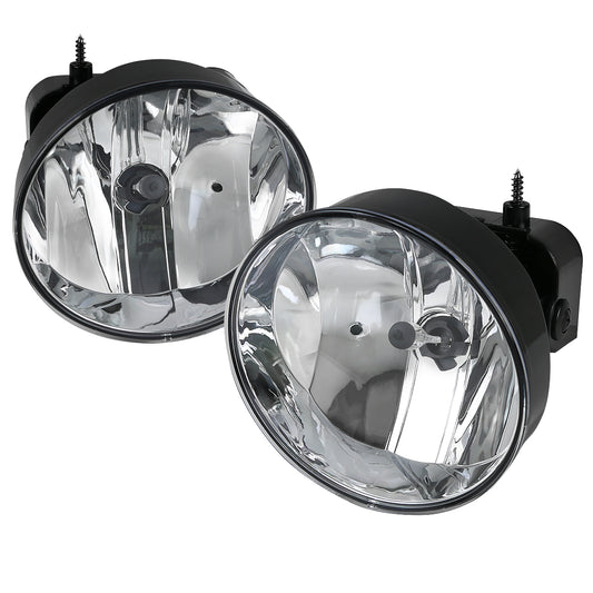 2002-2009 GMC Envoy 12V/27W Fog Lights (Chrome Housing/Clear Lens)