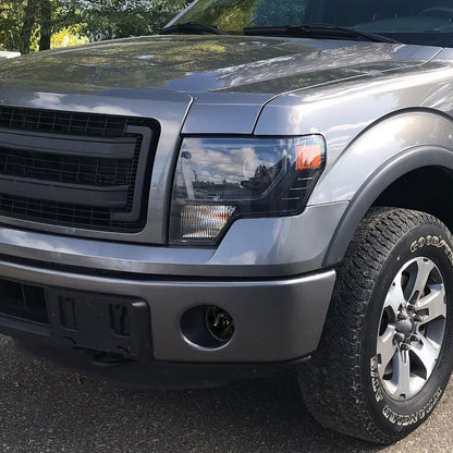 2011-2014 Ford F-150 FX2/ FX4/ King Ranch/ Lariat/ STX H10 Fog Lights Kit (Chrome Housing/Smoked Lens)