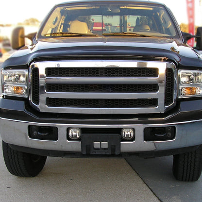 2005-2007 Ford F-250/F-350/Excursion H10 Fog Lights (Chrome Housing/Clear Lens)