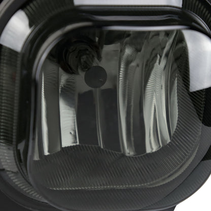 2008-2010 Ford F-250/F-350/F-450/F-550 Super Duty H10 Fog Lights w/ Switch & Wiring Harness (Chrome Housing/Smoked Lens)