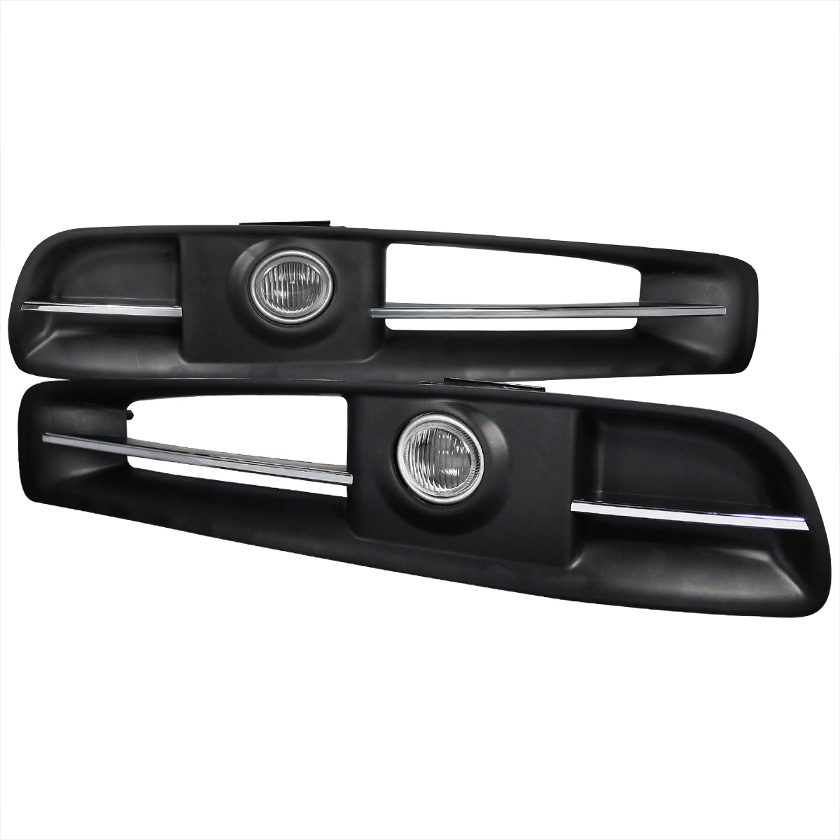 2003-2005 Infiniti G35 Coupe H3 Fog Lights Kit  (Chrome Housing/Clear Lens)