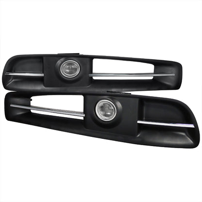 2003-2005 Infiniti G35 Coupe H3 Fog Lights Kit  (Chrome Housing/Clear Lens)