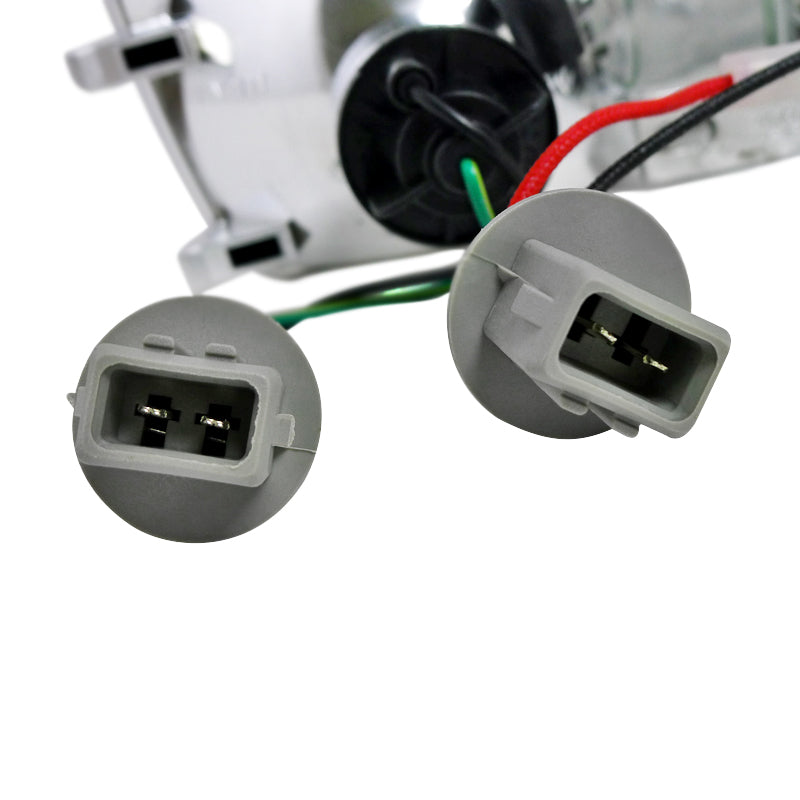 1993-1998 Volkswagen Golf Mk3/Jetta/Cabrio H3 Bumper Fog Lights (Chrome Housing/Clear Lens)