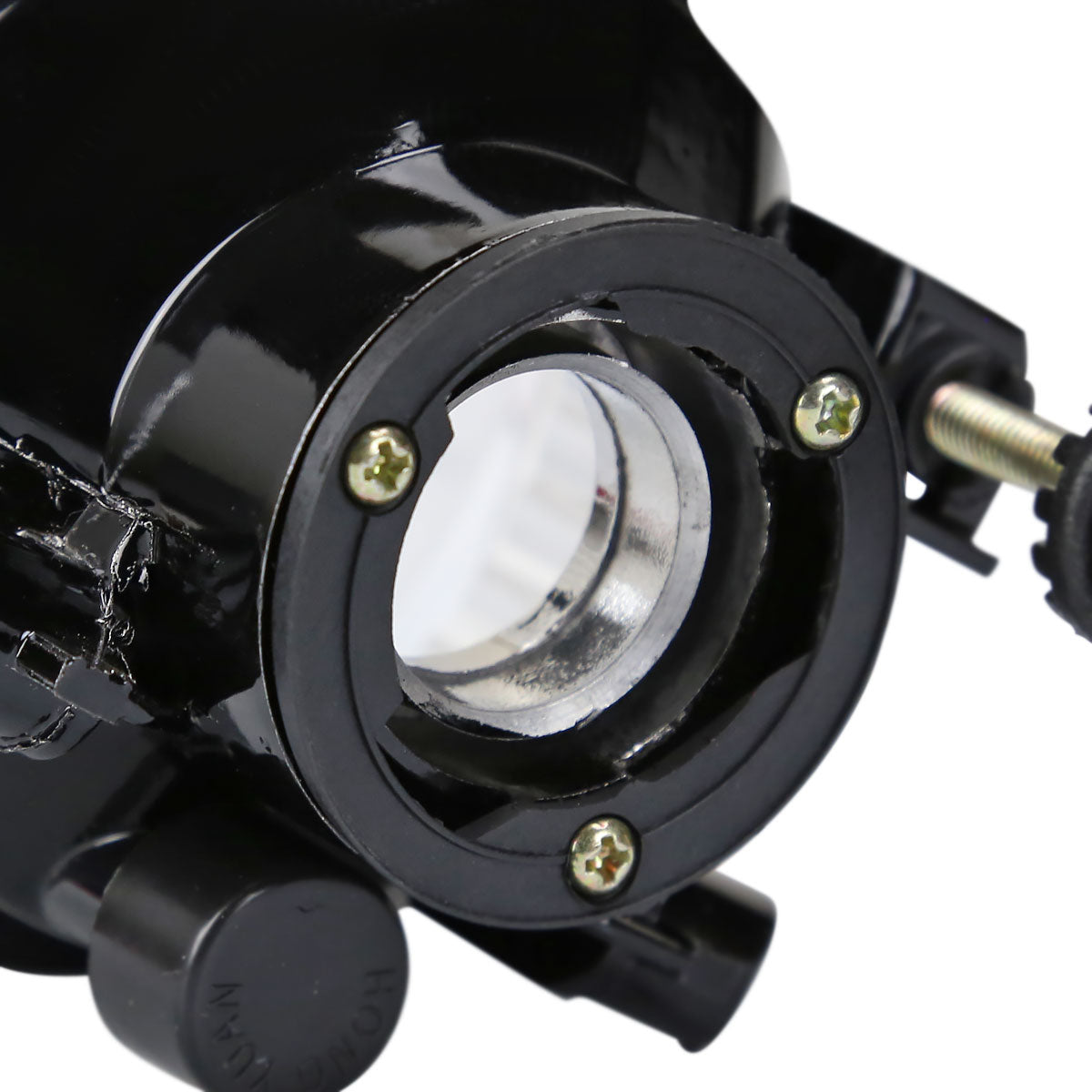 2000-2009 Toyota Echo/Highlander/Prius 9006 Fog Lights Kit w/ Switch & Wiring Harness (Chrome Housing/Clear Lens)