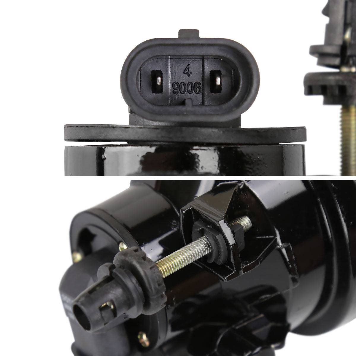 2000-2009 Toyota Echo/Highlander/Prius 9006 Fog Lights Kit w/ Switch & Wiring Harness (Chrome Housing/Clear Lens)