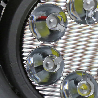 2011-2013 Toyota Highlander 6-LED Fog Lights Kit (Chrome Housing/Clear Lens)