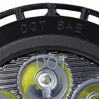 2011-2013 Toyota Highlander 6-LED Fog Lights Kit (Chrome Housing/Clear Lens)