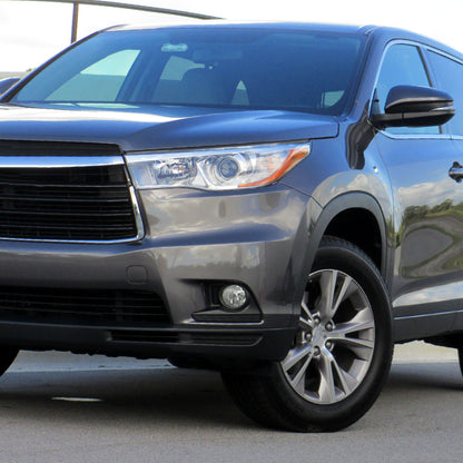 2014-2016 Toyota Highlander H16 Fog Lights Kit (Chrome Housing/Clear Lens)